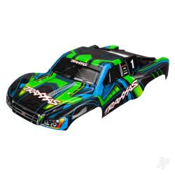 Traxxas Body, Slash 4X4, Green and Blue (painted, decals applied) 6844X