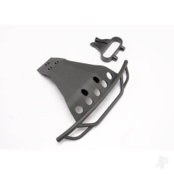 Traxxas Bumper, Front / bumper mount, Front (black) 6835