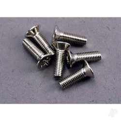 Traxxas Screws, 3x10mm countersunk machine (6 pcs) 3177