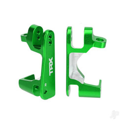 Traxxas Caster blocks (C-Hubs), 6061-T6 aluminium (Green-anodised), left & right 6832G