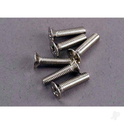 Traxxas Screws, 3x12mm countersunk machine (6 pcs) 3178