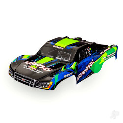 Traxxas Body, Slash VXL 2WD (also fits Slash 4X4), green & blue (painted, decals applied) 6812G
