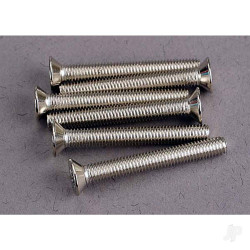Traxxas Screws, 3x24mm countersunk machine (6 pcs) 3162