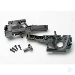 Traxxas Bulkhead, Front (left & right halves) / Differential retainer / 4x14mm BCS (4 pcs) 5330