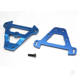 Traxxas Bulkhead tie bars, Front & Rear (Blue-anodised aluminium) 5323