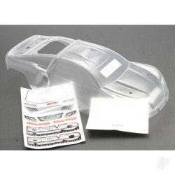 Traxxas Body, Revo (Platinum Edition) (clear, requires painting) / decal sheet 5320