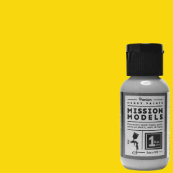 Mission Models Farm Tractor Yellow, 1oz PP126