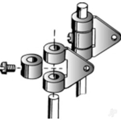 Dubro Strip Aileron Horn Connectors (2 pcs per package) 103