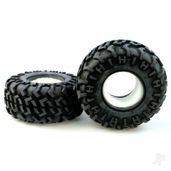 Haiboxing R/Ct-P010 Tyres with Sponge insert (Pair) 9940529