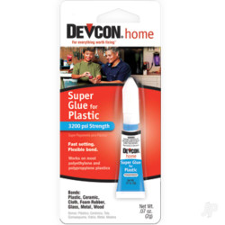 Devcon Super Glue For Plastic (2g Tube) 30350