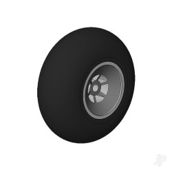 Multiplex Rubber wheel 45mm, 3,1mm 733210
