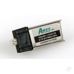 Ares LiPo 1S 50mAh 3.7V 10C, Ultra-Micro AZSB501S10UM