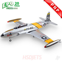 HSD Jets T-33 8kg Turbine Foam Jet, Yellow Ribbon (PNP, no turbine) A48020200