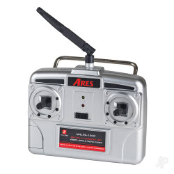 Ares 2.4GHz 4-Channel Transmitter with 100mA Charger (Hitec Red) (Sopwith, Fokker DVII) AZSA1838