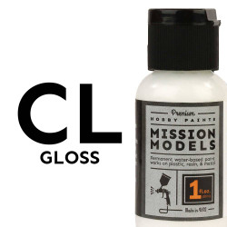 Mission Models Gloss Clear Coat, 1oz PA006