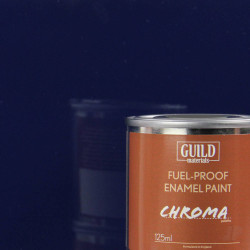 Guild Lane Chroma Enamel Fuelproof Paint Gloss Dark Blue (125ml Tin) CHR6204