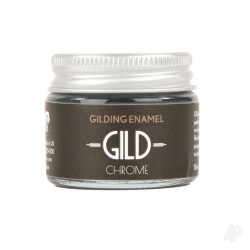Guild Lane GILD Gilding Enamel Paint, Chrome (15ml Jar) GDCH0015