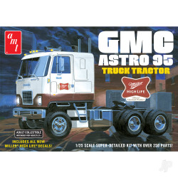 AMT 1230 GMC Astro 95 Semi Tractor (Miller Beer) 1:25 Model Kit