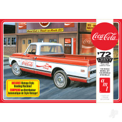 AMT 1231 '72 Coca-Cola Chevy Pickup w/Vending Machine & Crates 2T 1:25 Model Kit