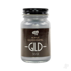 Guild Lane GILD Acrylic Gilding Enamel Paint, Silver (60ml Jar) GDSS0060