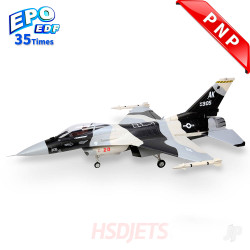 HSD Jets F-16 105mm EDF Foam Jet, Alaska Snow Camo V2 (PNP 12S) A11020204J