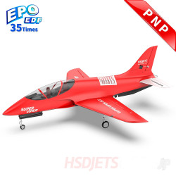 HSD Jets Super Viper 105mm EDF 12S Foam Jet, Red (PNP) A01010204J