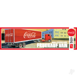 AMT 1109 Fruehauf Beaded Van Semi Trailer (Coca-Cola) 1:25 Model Kit