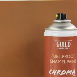Guild Lane Chroma Enamel Fuelproof Paint Matt Dark Earth (400ml Aerosol) CHR6514