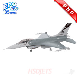 HSD Jets F-16 105mm EDF Foam Jet, Grey Camo (PNP 12S) A11010104J