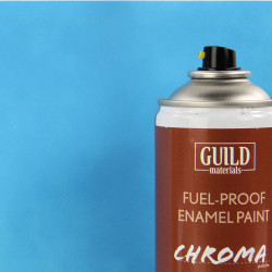 Guild Lane Chroma Enamel Fuelproof Paint Matt Light Blue (400ml Aerosol) CHR6505