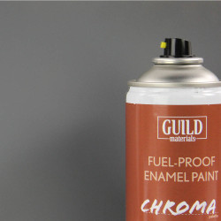 Guild Lane Chroma Enamel Fuelproof Paint Matt Dark Grey (400ml Aerosol) CHR6511