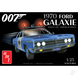 AMT 1172 1970 Ford Galaxie Police Car (James Bond) 2T 1:25 Model Kit