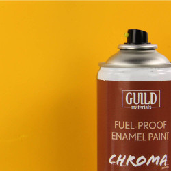 Guild Lane Chroma Enamel Fuelproof Paint Matt Cub Yellow (400ml Aerosol) CHR6502
