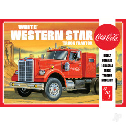 AMT 1160 White Western Star Semi Tractor (Coca Cola) 1:25 Model Kit
