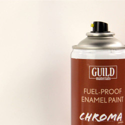 Guild Lane Chroma Enamel Fuelproof Paint Matt White (400ml Aerosol) CHR6500