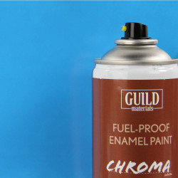 Guild Lane Chroma Enamel Fuelproof Paint Gloss Light Blue (400ml Aerosol) CHR6405