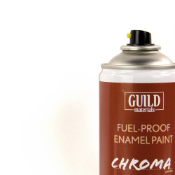 Guild Lane Chroma Enamel Fuelproof Paint Gloss White (400ml Aerosol) CHR6400