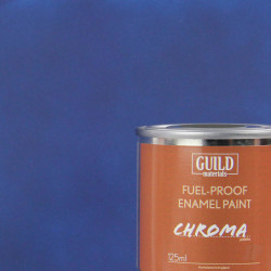 Guild Lane Chroma Enamel Fuelproof Paint Matt Dark Blue (125ml Tin) CHR6304