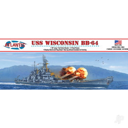 Atlantis Models 1:600 USS Wisconsin BB-64 Battleship 16 Inch CM3006