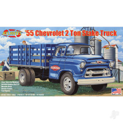 Atlantis Models 1:48 1955 Chevy Stake Truck with Glass CH1401