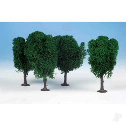 Heki 1010 3 Lichen Birch Trees 12cm (Dark Green) 5546055