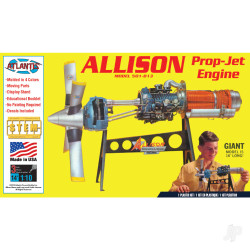 Atlantis Models 1:10 Allison Prop Jet 501-D13 Engine CH1551