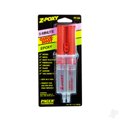 Zap PT-36 Z-Poxy 5 Minute Epoxy Dual Syringe 1oz (Box of 12) 5525770