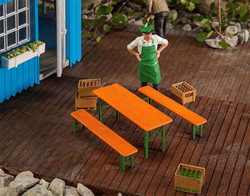Pola Beer Table and Benches Kit G Gauge PO333222