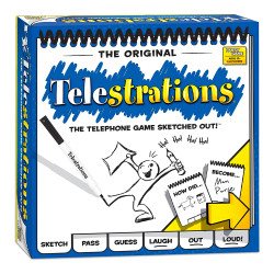 Telestrations - Party Drawing Game - Age 12+ - 4-8 Players - 30min USAopoly