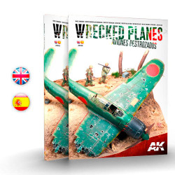 AK Interactive 918 Wrecked Planes - Aircraft Model Kit Weathering Guide Book