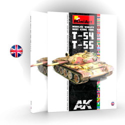 AK Interactive Miniart T-54/T-55 Modeling World's Most Iconic Tank Guide Book