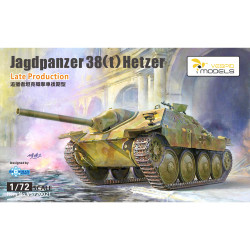 Vespid Models 720021 Jagdpanzer 38(t) Hetzer Late Prod. 1:72 Model Kit