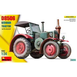 Miniart 24010 D8506 German Tractor w/Roof 1:24 Model Kit