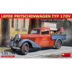 Miniart 38065 Liefer Pritschenwagen Typ 170V Furniture Transport 1:35 Model Kit